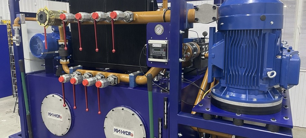 Промывочная станция для промывки и  испытания гидравлического оборудования